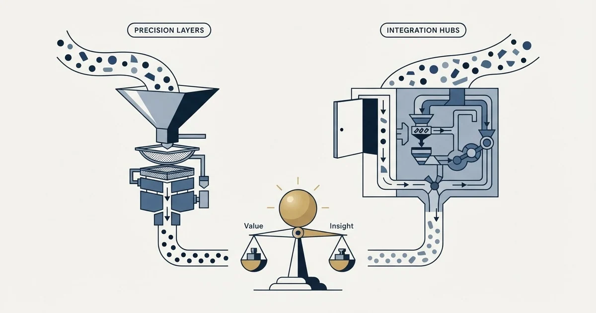 Editorial illustration for Apollo.io vs Ocean.io