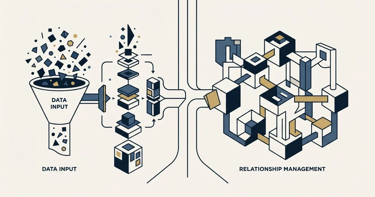 Editorial illustration for Apollo.io vs Salesmate