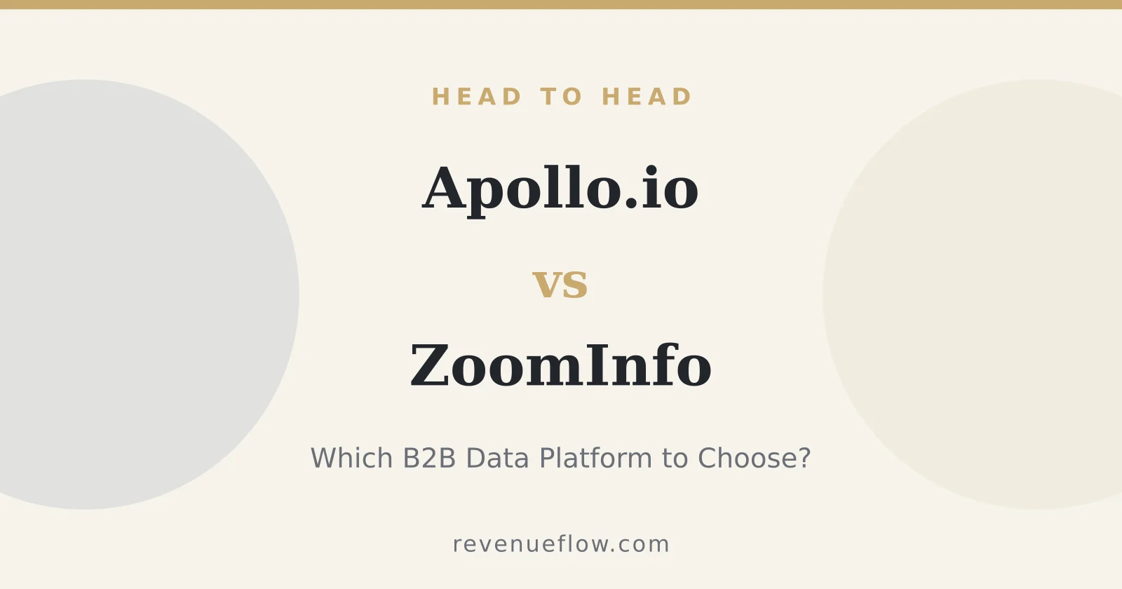 Branded cover: Apollo.io vs ZoomInfo: Which B2B Data Platform Should You Choose?
