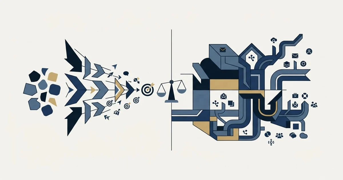 Editorial illustration for Artisan vs Attio
