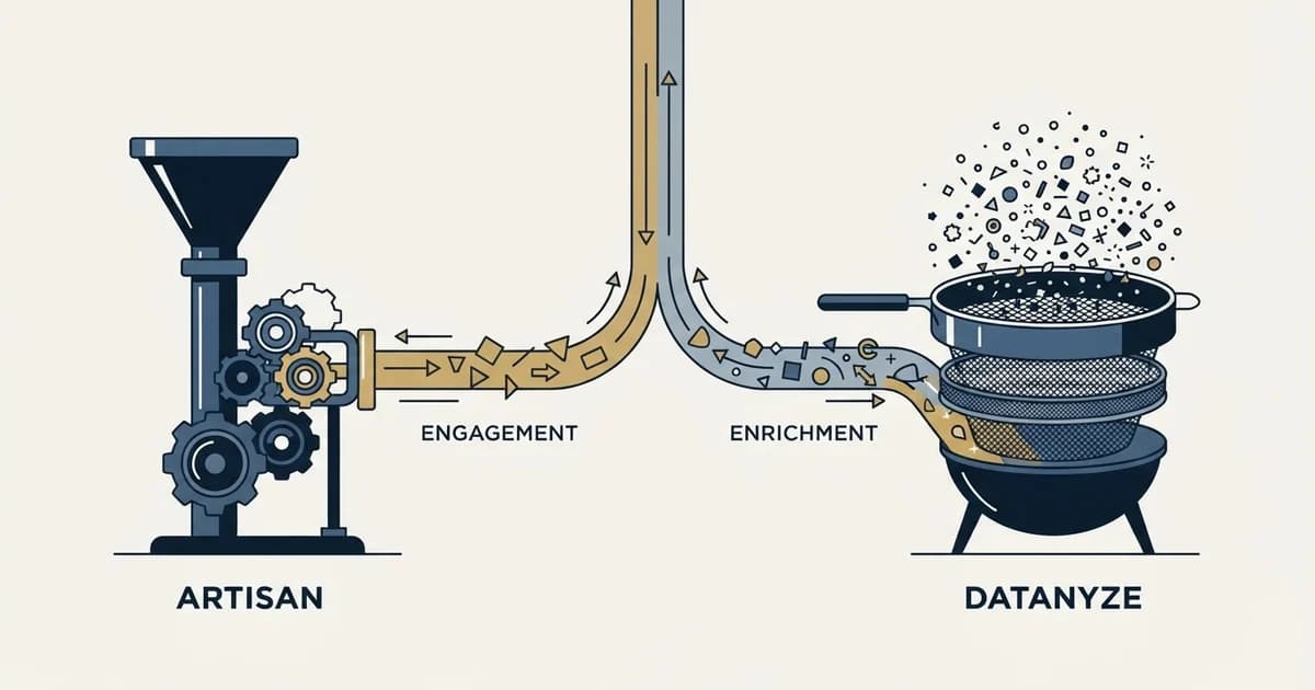 Editorial illustration for Artisan vs Datanyze