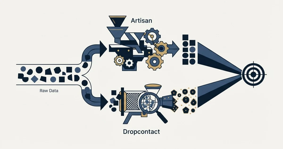 Editorial illustration for Artisan vs Dropcontact