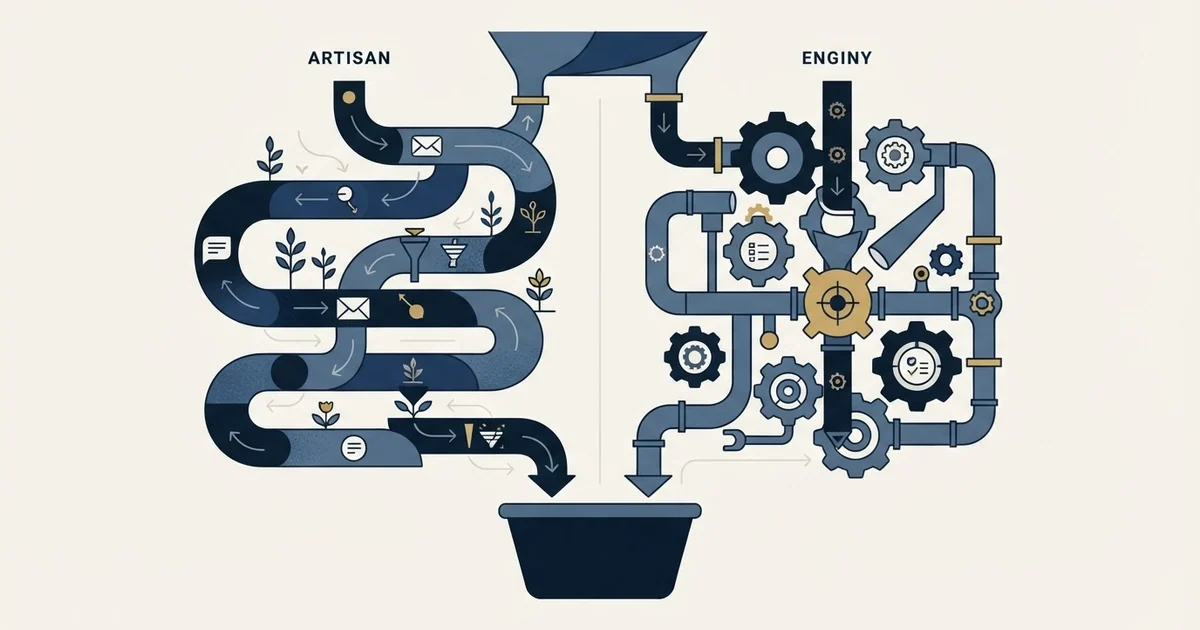 Editorial illustration for Artisan vs Enginy