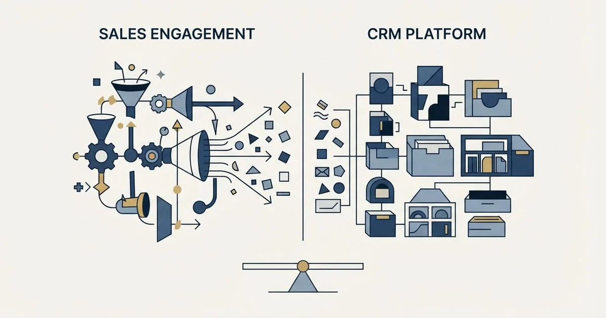 Editorial illustration for Artisan vs HubSpot CRM