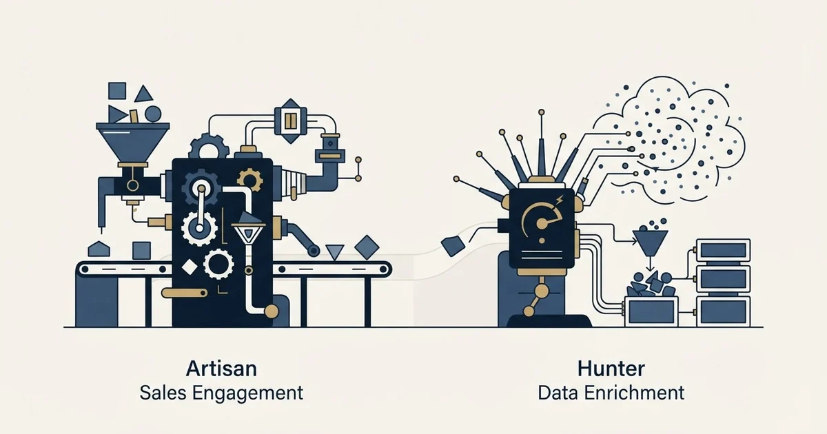 Editorial illustration for Artisan vs Hunter