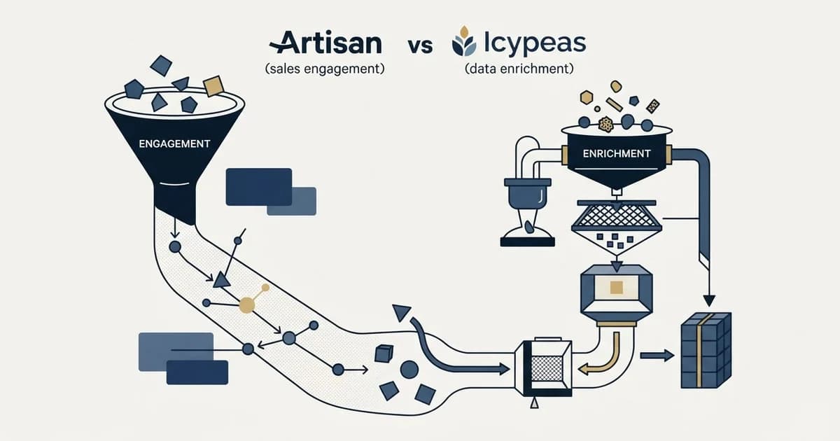Editorial illustration for Artisan vs Icypeas