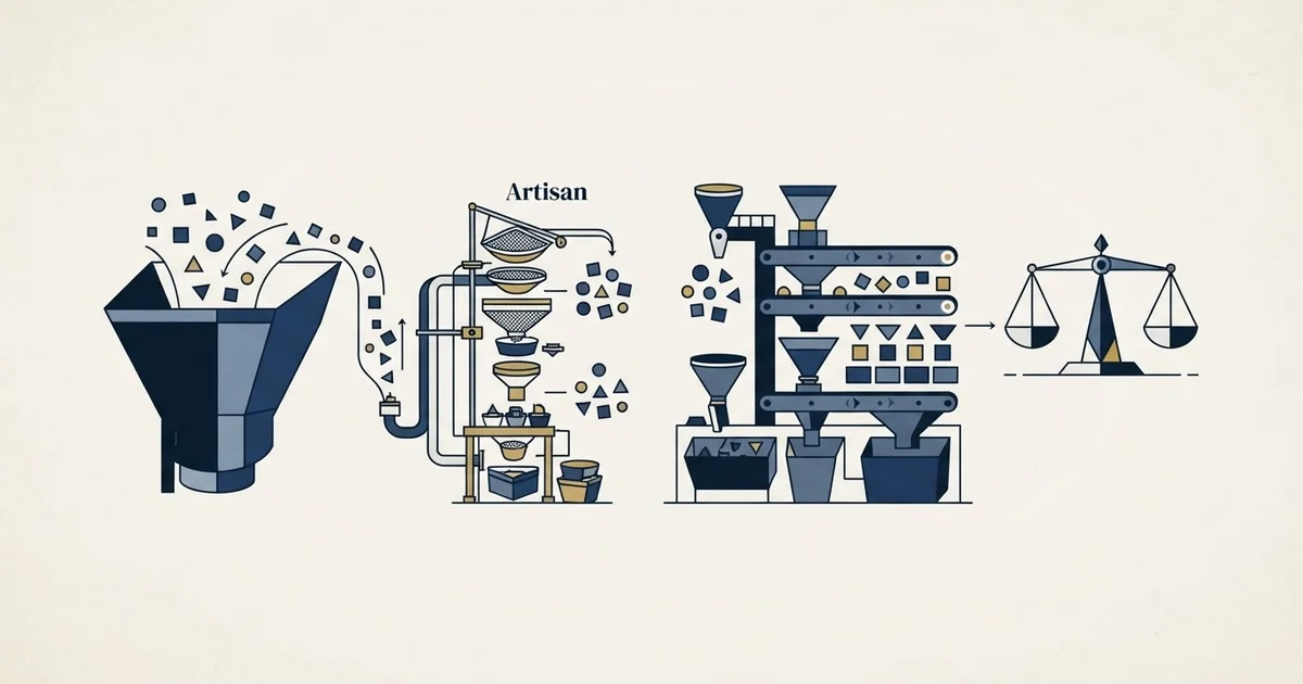 Editorial illustration for Artisan vs Regie.ai