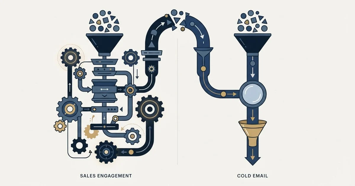 Editorial illustration for Artisan vs Reply.io