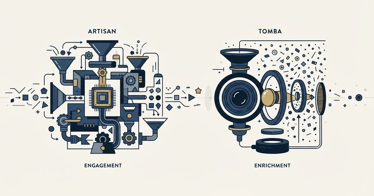 Editorial illustration for Artisan vs Tomba