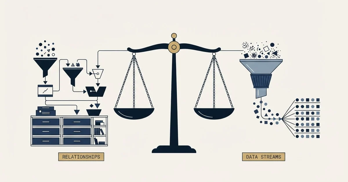Editorial illustration for Attio vs Clay