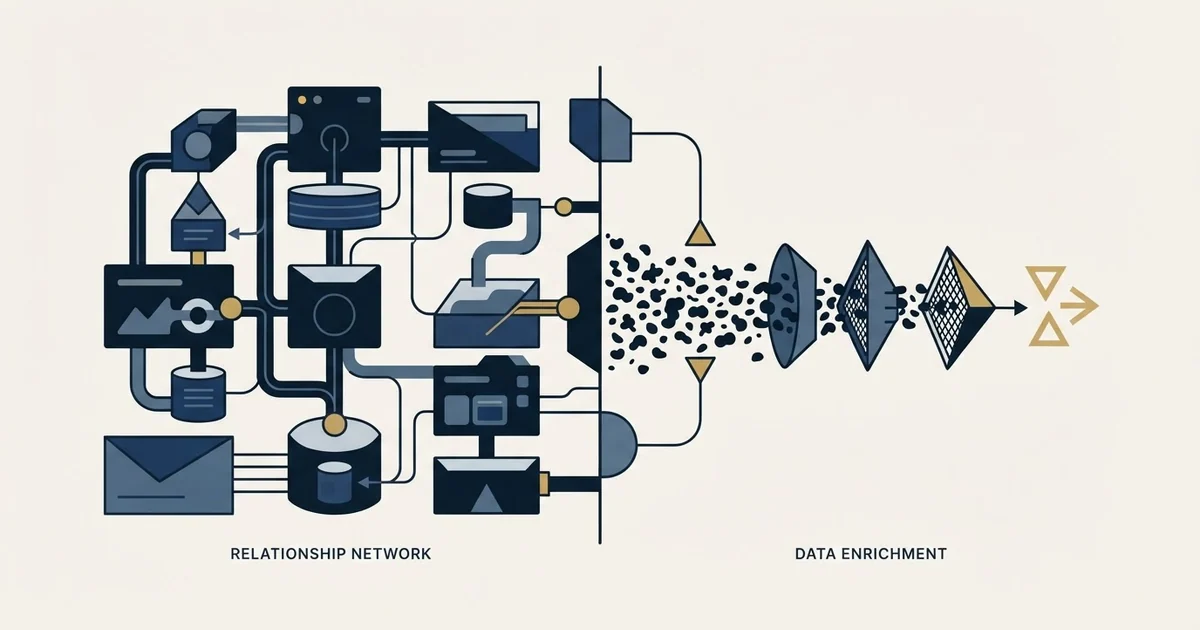 Editorial illustration for Attio vs Emailable