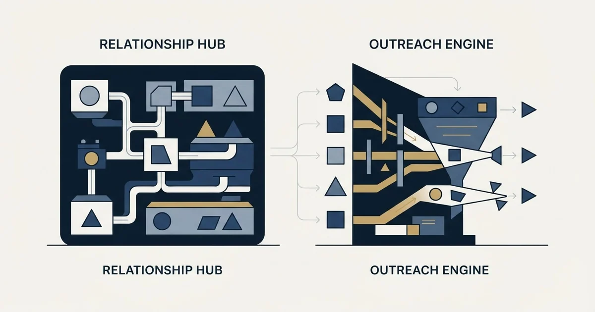 Editorial illustration for Attio vs Expandi