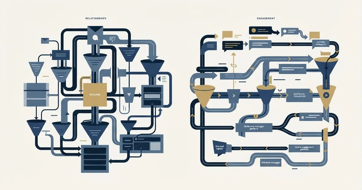 Editorial illustration for Attio vs GetSales.io