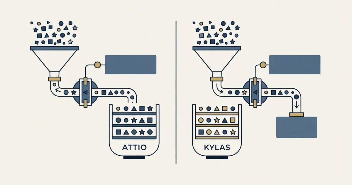 Editorial illustration for Attio vs Kylas