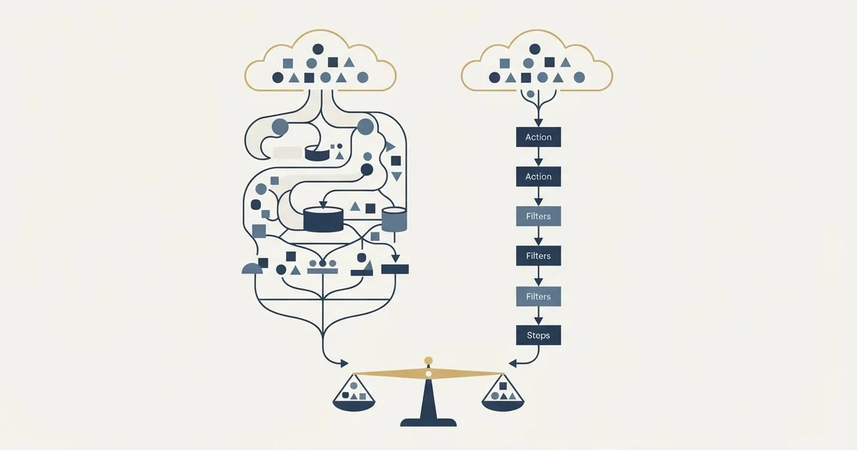Editorial illustration for Attio vs OnePageCRM