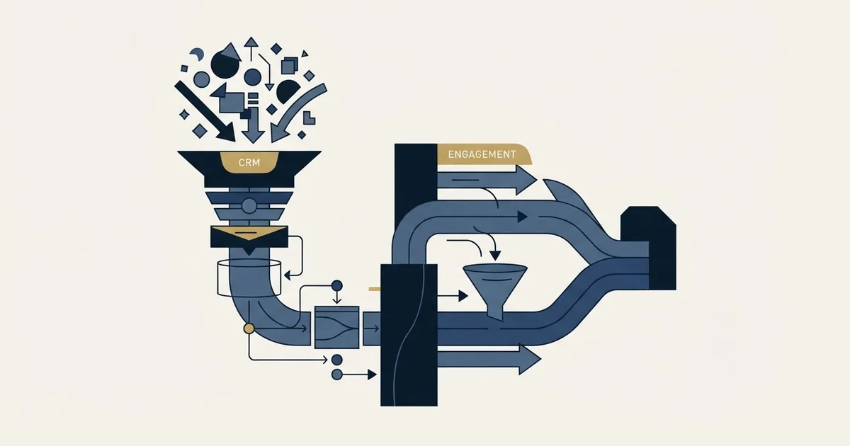 Editorial illustration for Attio vs Outreach