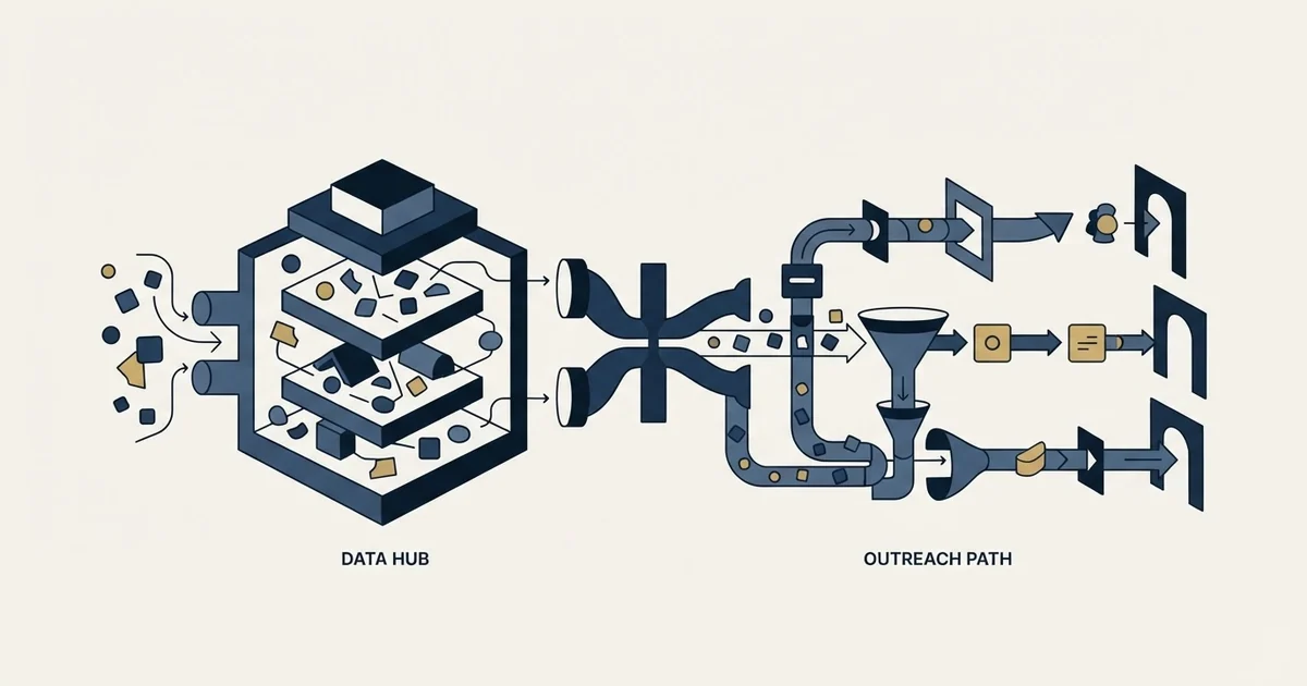 Editorial illustration for Attio vs Salesflow