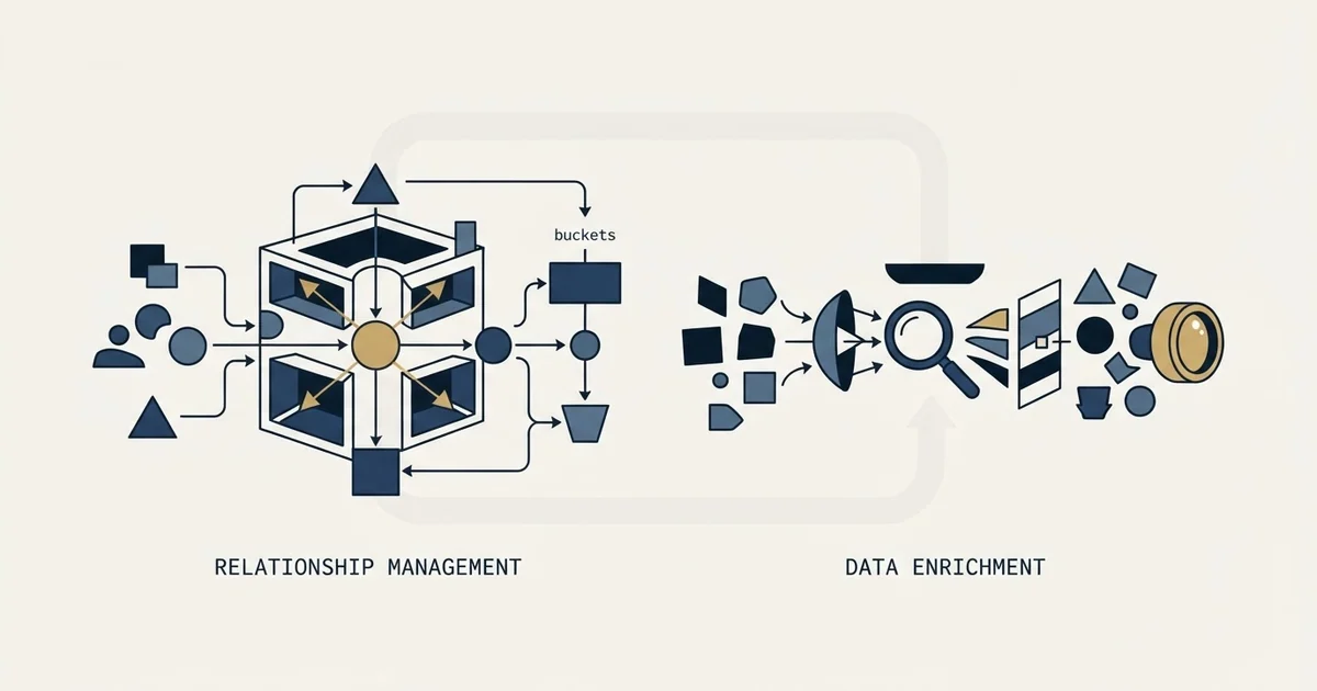 Editorial illustration for Attio vs Tomba