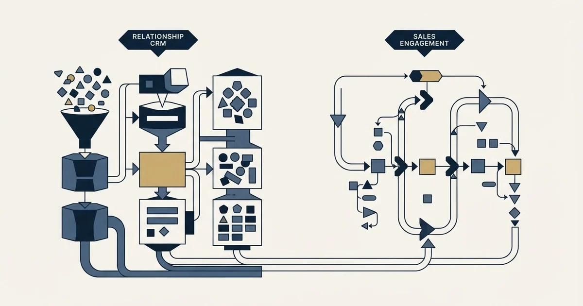 Editorial illustration for Attio vs Vanillasoft