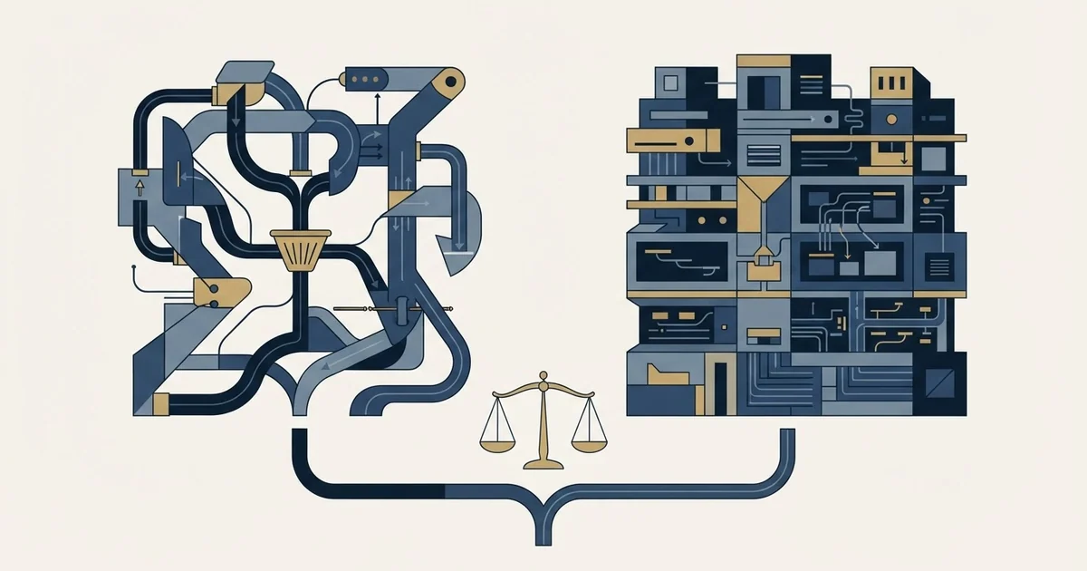 Editorial illustration for Attio vs Zoho CRM