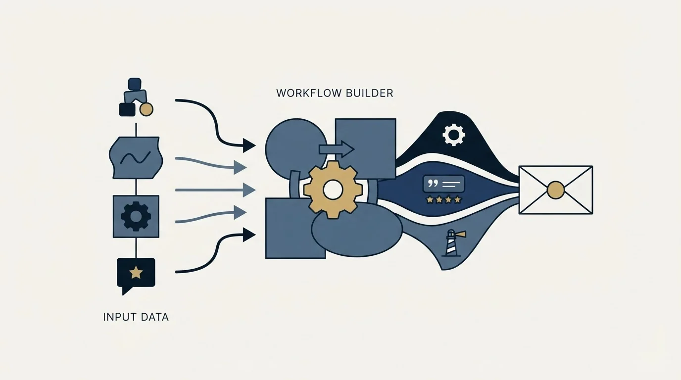 Section illustration: Building the Workflow in Clay