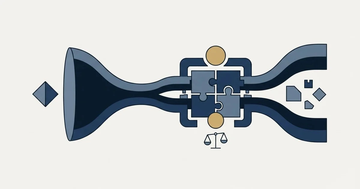 Editorial illustration for The B2B Sales Process