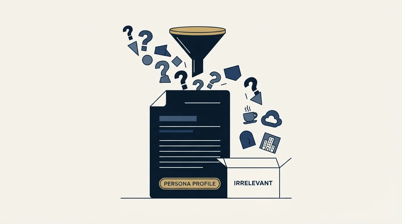 Section illustration: The questions to leave out