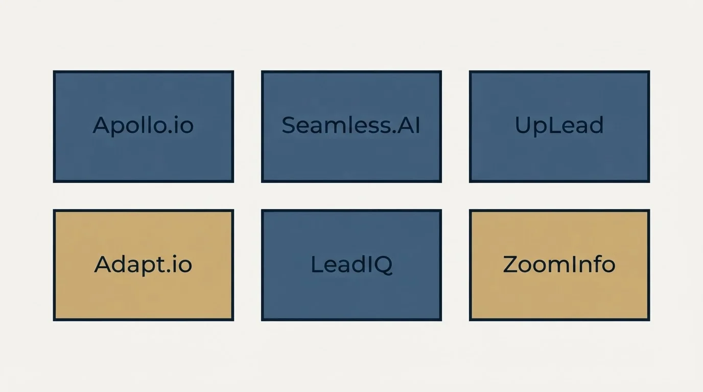 Schematic: Final Recommendation (Apollo.io, Seamless.AI, UpLead, Adapt.io)