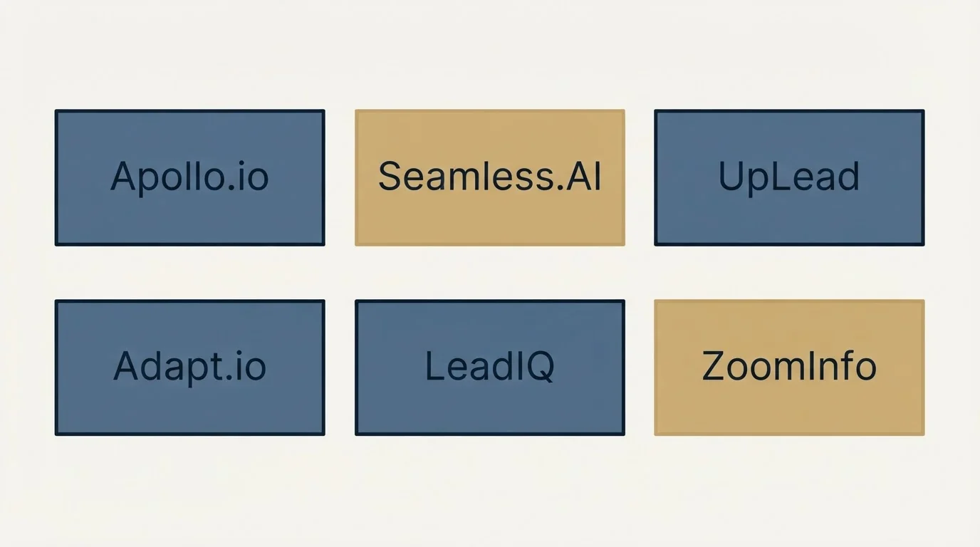 Schematic: Final Recommendation (Apollo.io, Seamless.AI, UpLead, Adapt.io)