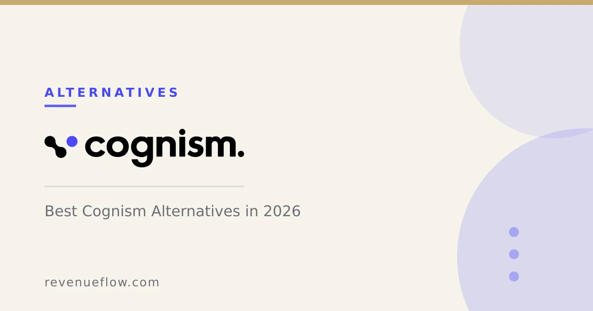 Branded cover: Best Cognism Alternatives in 2026