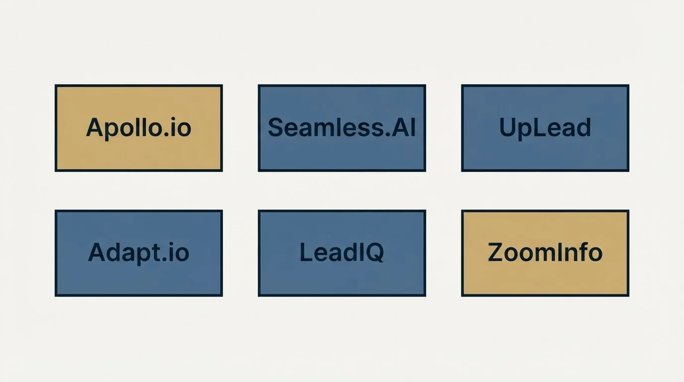 Schematic: Final Recommendation (Apollo.io, Seamless.AI, UpLead, Adapt.io)