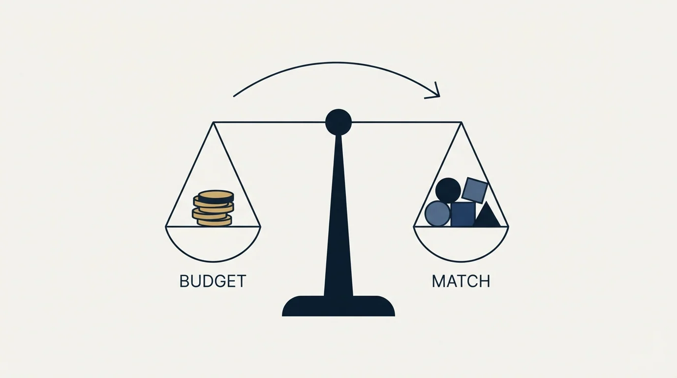Section illustration: Recommendation by Budget