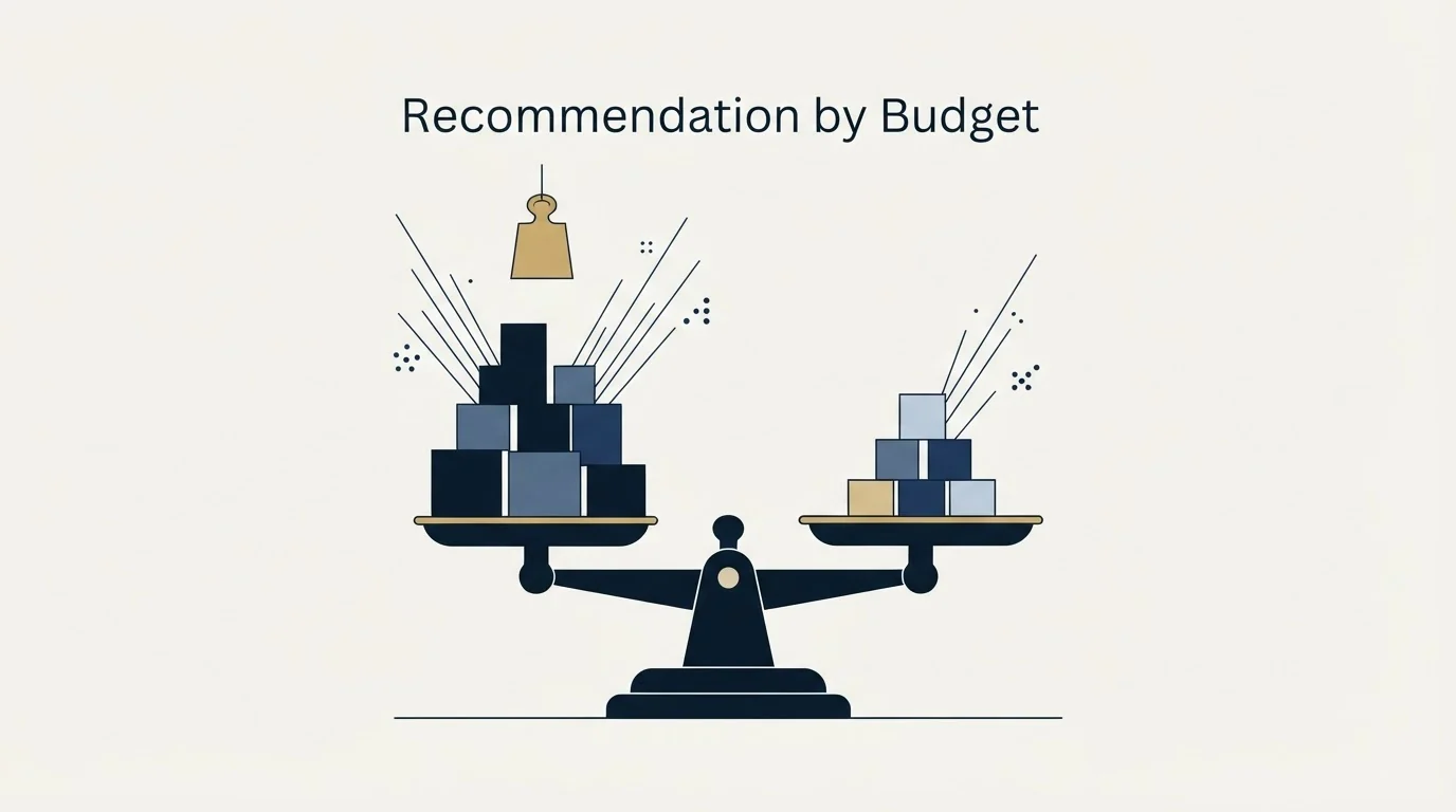 Section illustration: Recommendation by Budget