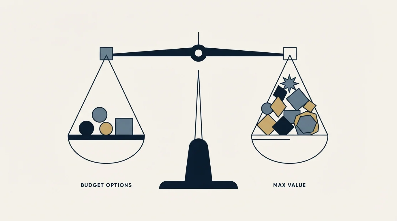 Section illustration: Recommendation by Budget