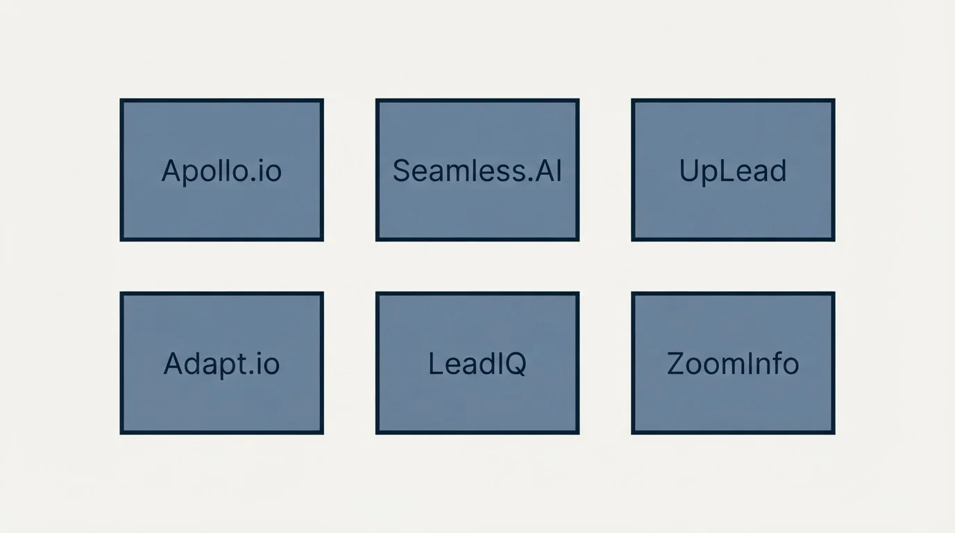 Schematic: Final Recommendation (Apollo.io, Seamless.AI, UpLead, Adapt.io)