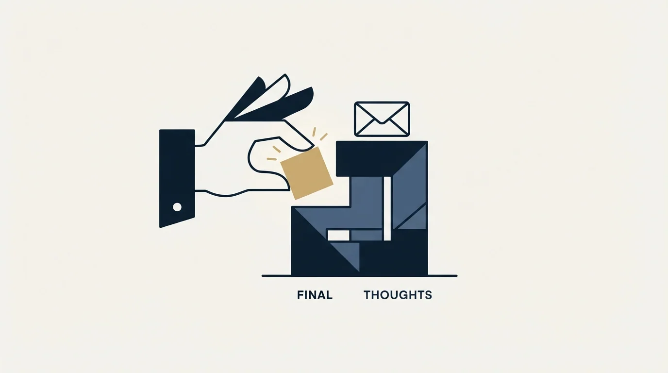 Section illustration: Final Thoughts
