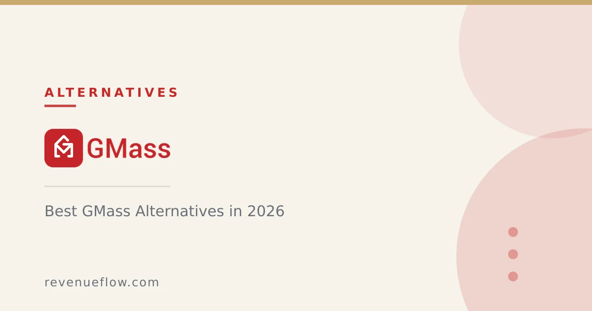 Branded cover: Best GMass Alternatives in 2026