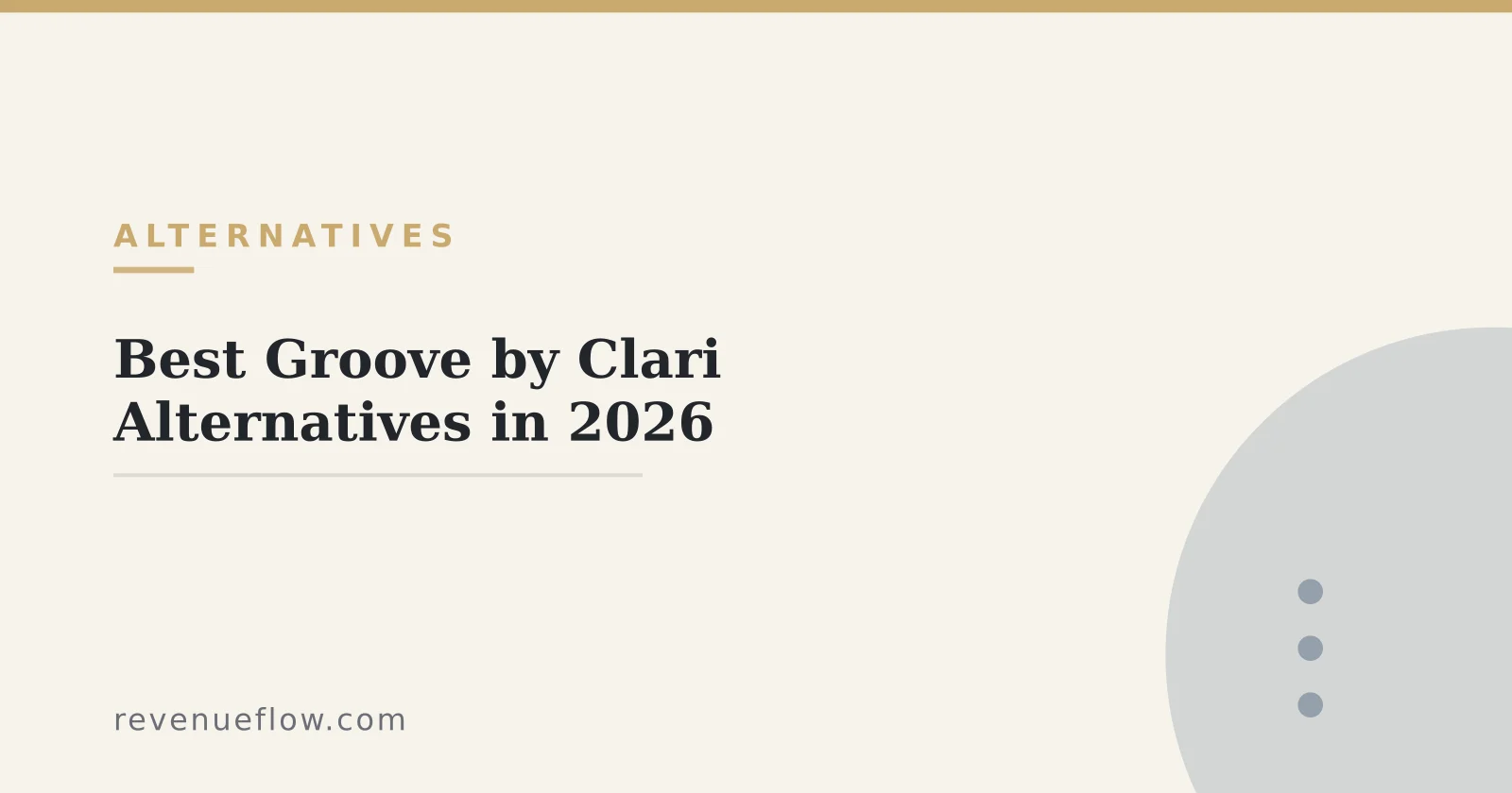 Branded cover: Best Groove by Clari Alternatives in 2026