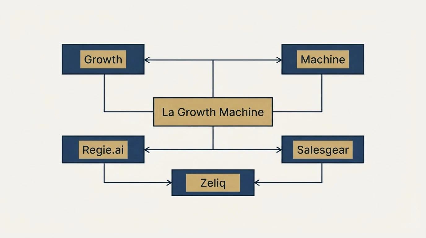 Schematic: Final Recommendation (La Growth Machine, Growth, Machine, Regie.ai)