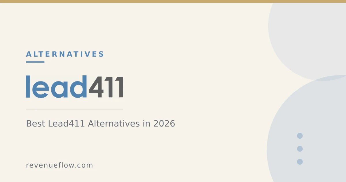 Branded cover: Best Lead411 Alternatives in 2026