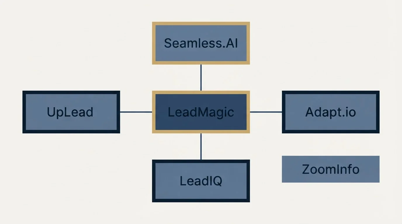 Schematic: Final Recommendation (LeadMagic, Seamless.AI, UpLead, Adapt.io)