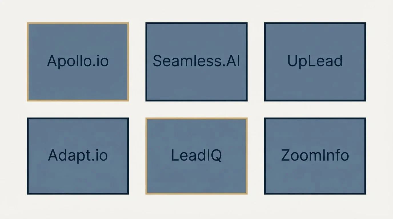 Schematic: Final Recommendation (Apollo.io, Seamless.AI, UpLead, Adapt.io)