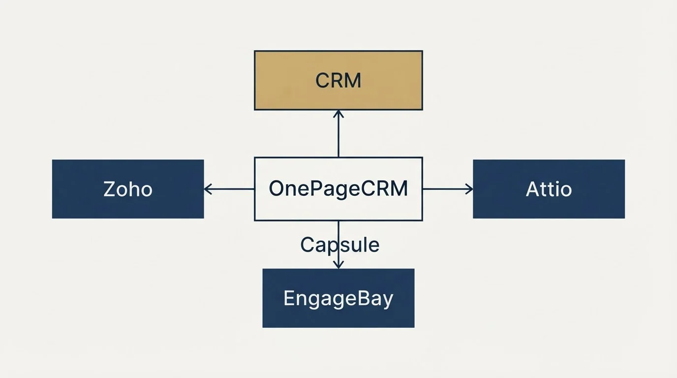 Schematic: Final Recommendation (OnePageCRM, CRM, Zoho, Attio)
