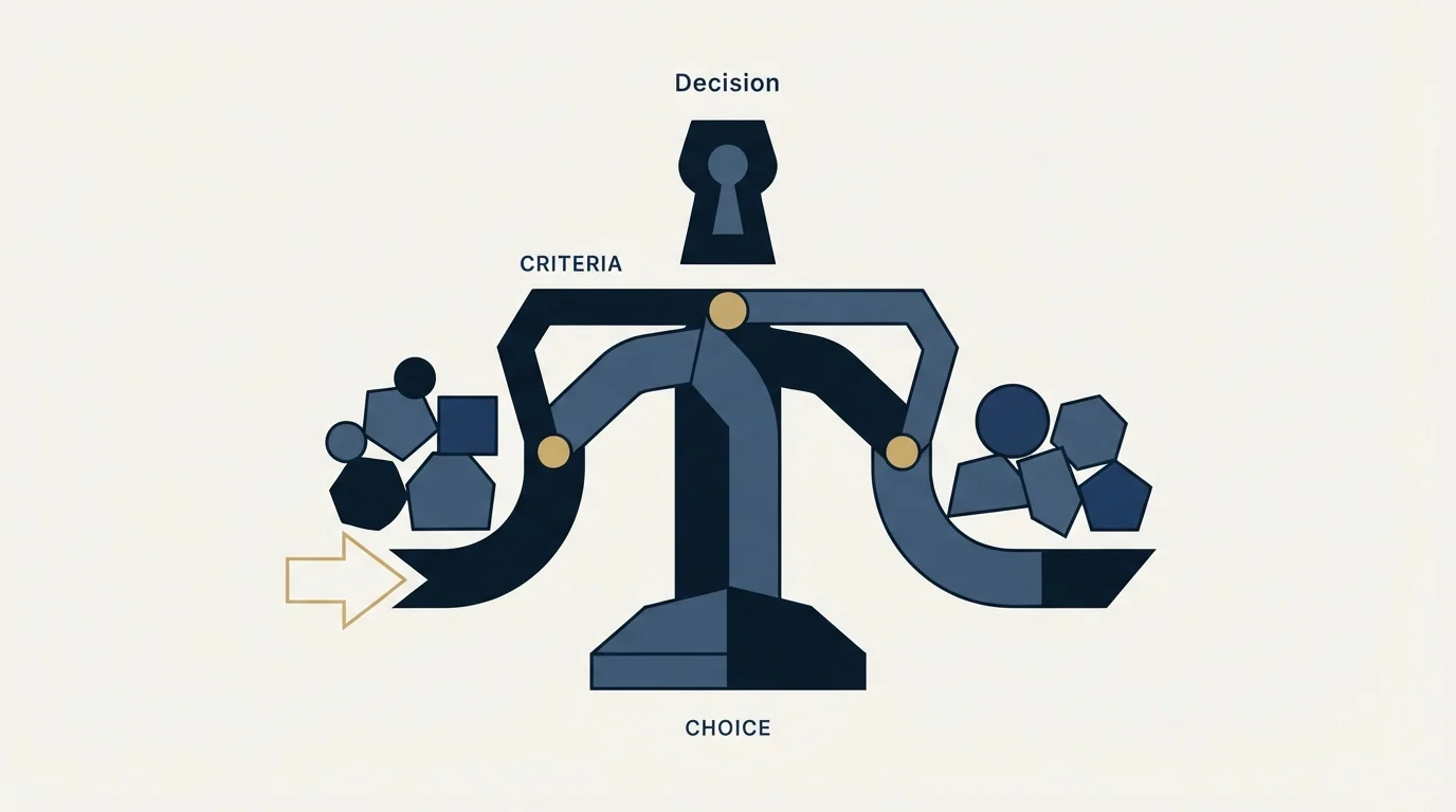 Section illustration: Decision Framework: Choose Your Alternative
