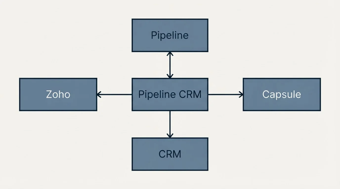 Schematic: Final Recommendation (Pipeline CRM, Pipeline, CRM, Zoho)