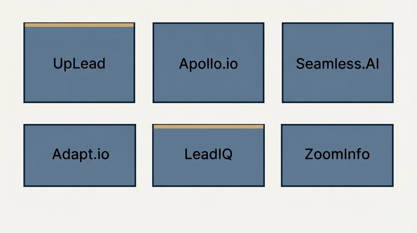 Schematic: Final Recommendation (Apollo.io, Seamless.AI, UpLead, Adapt.io)