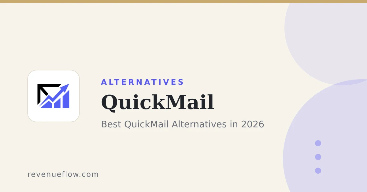 Branded cover: Best QuickMail Alternatives in 2026
