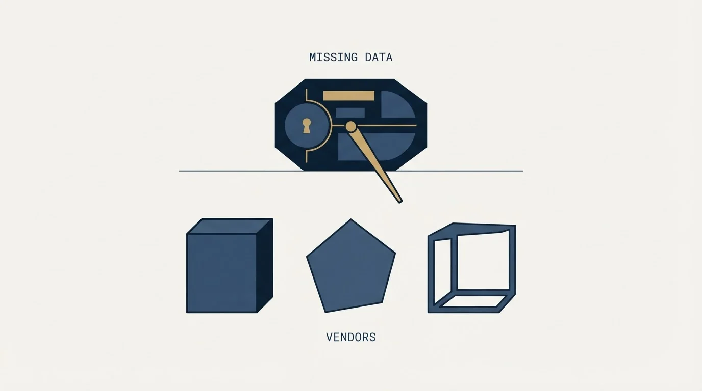 Section illustration: Three vendors whose figures are not in this article, and