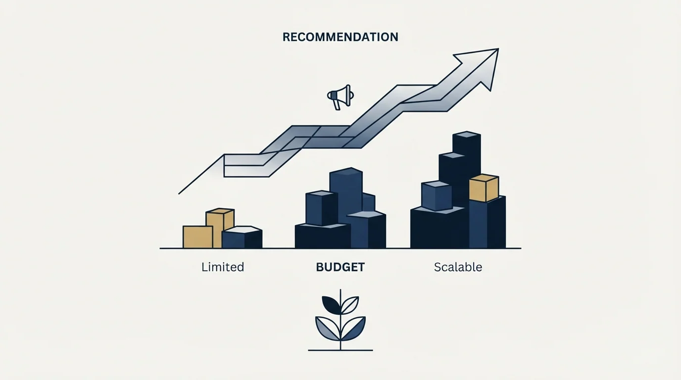 Section illustration: Recommendation by Budget