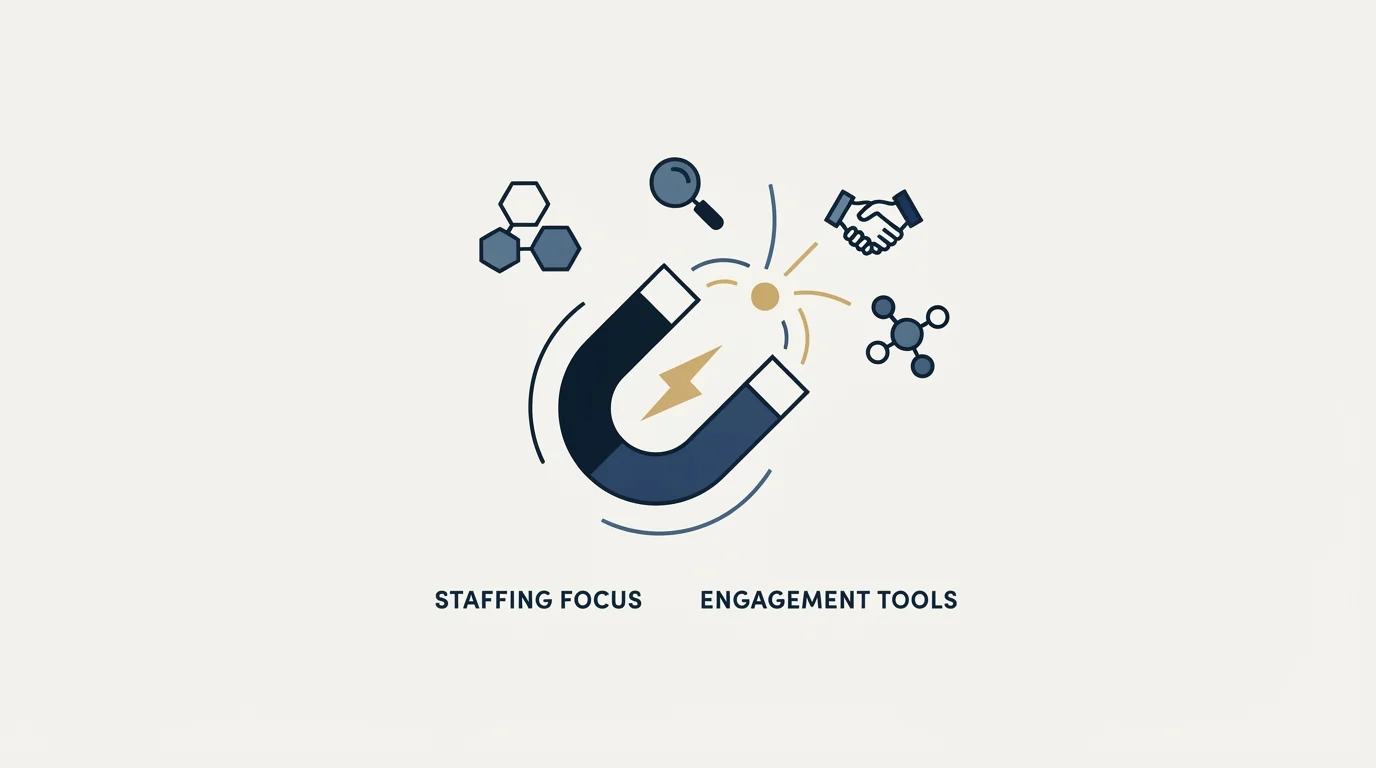Section illustration: Top Sales Engagement Tools for Staffing & Recruiting
